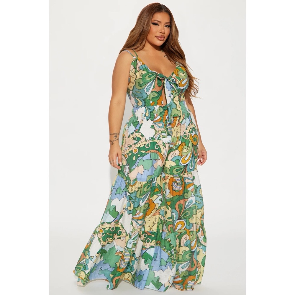 Floral Print Jumpsuit